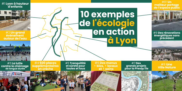10 exemples de l'écologie en action à Lyon