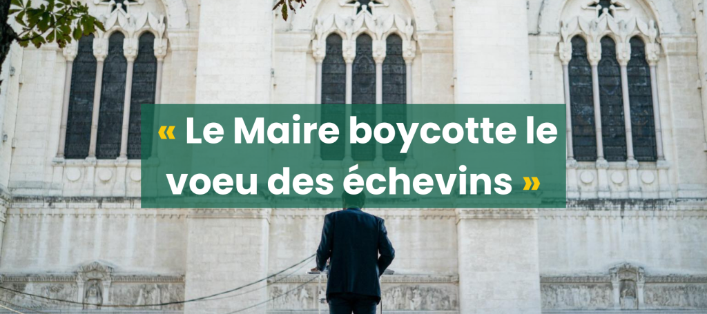   « Le Maire boycotte le 
  voeu des échevins »  